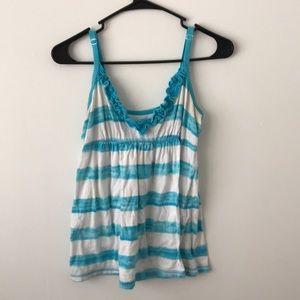 Blue and white striped tank top!